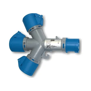 Garo P3S216-6S 3 Way 16A 3 Pin IP44 Connection Outlet 200V-250V