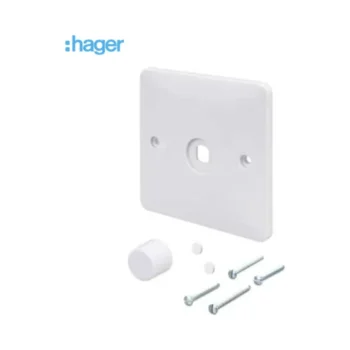 Hager WMDRP1KIT Hager Sollysta WMDRP1KIT 1 Gang Rotary Dimmer Switch Plate Kit
