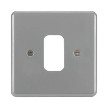 Hager WPGP1 Hager Sollysta Grid Plate 1G - Grey