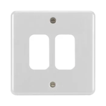 Hager WPGP2W Hager Sollysta Grid Plate 2G - White