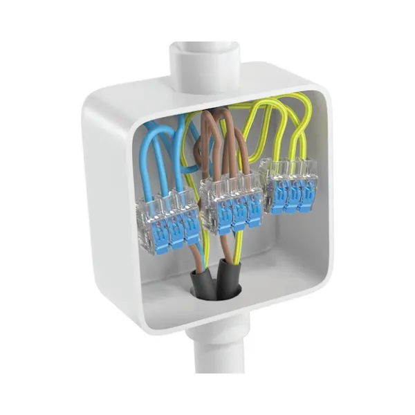 IDEAL 30-0093 Gen II Lever Wire Connectors - 3 Pole - Box of 40 3 IDEAL 30-0093 Gen II Lever Wire Connectors - 3 Pole - Box of 40 3