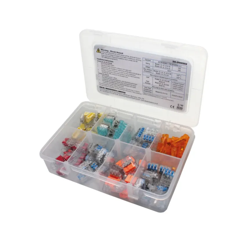 IDEAL 30-5005EU Push-In and Lever Wire Connector Kit 1 IDEAL 30-5005EU IDEAL Push-In and Lever Wire Connector Kit