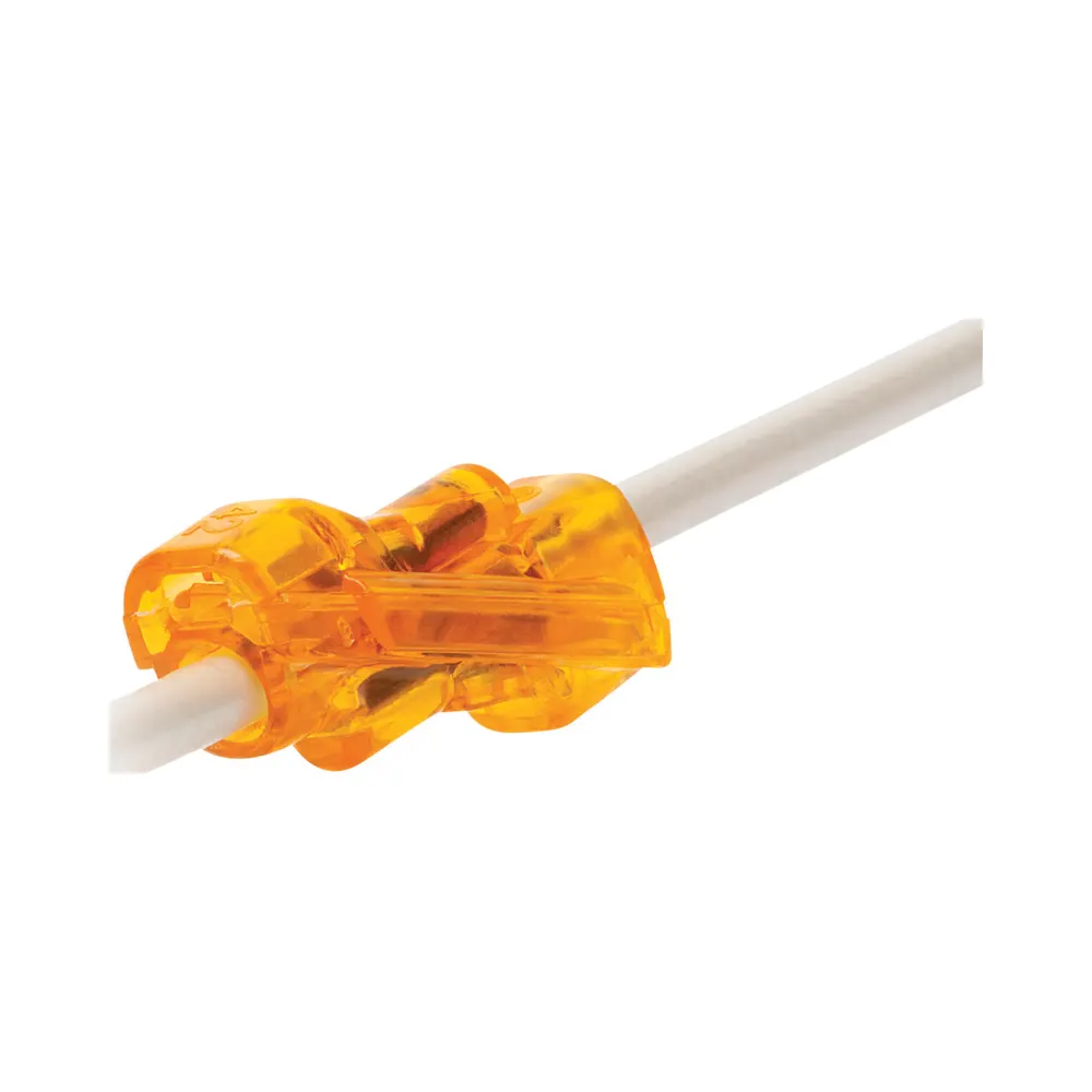 Ideal 30-1342S Model 42 Orange SpliceLine In-Line Wire Connector - Box of 10 2 IDEAL 30-1342S Ideal Model 42 Orange SpliceLine In-Line Wire Connector - Box of 10 2