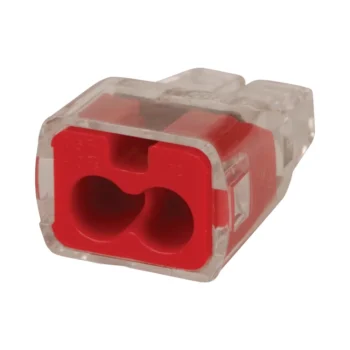 IDEAL 30-1632 Ideal Model 32 2-Port Red Push-In Wire Connector - Box of 5000