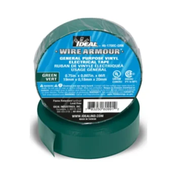 Ideal 46-1700C-GRN Electrical Vinyl Tape Green