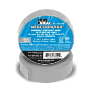 Ideal 46-1700C-GRY Electrical Vinyl Tape Grey