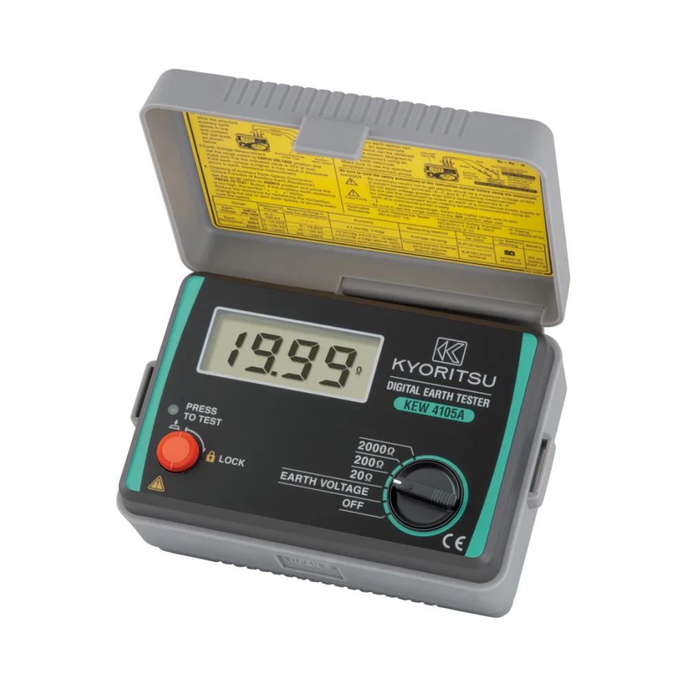 Kewtech Digital Earth Resistance Tester 1 Kewtech KEW4105A Kewtech Digital Earth Resistance Tester