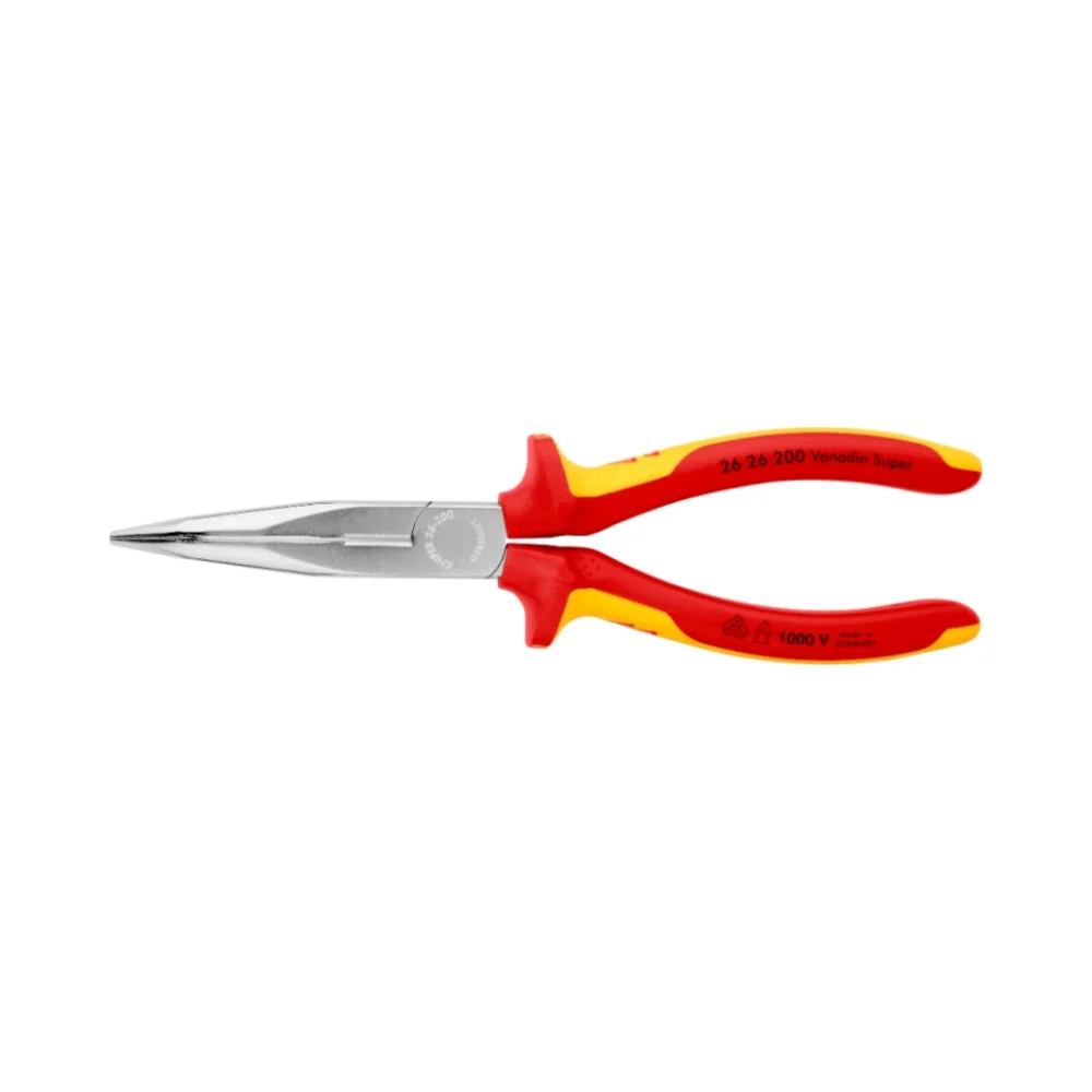 KNIPEX 26 26 200 SB Snipe Nose Side Cutting Stork Beak Pliers 3 KNIPEX 26 26 200 SB Snipe Nose Side Cutting Stork Beak Pliers 3