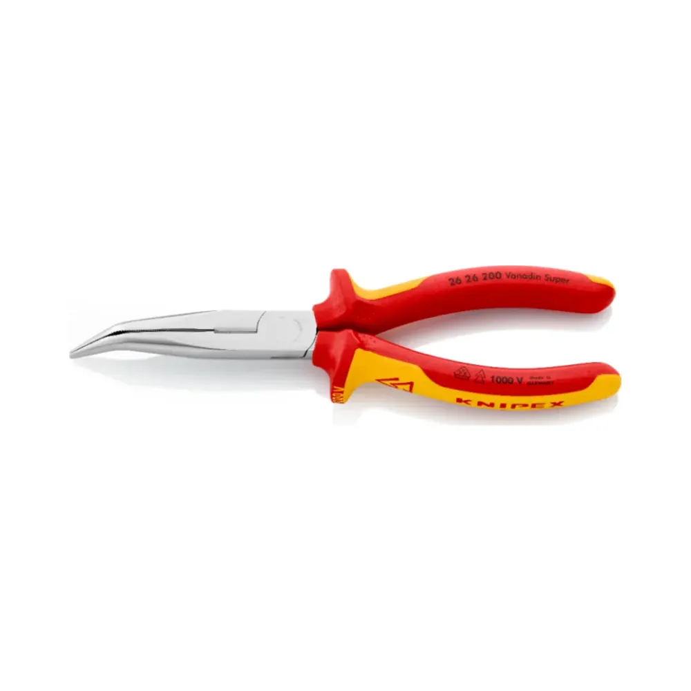 KNIPEX 26 26 200 SB Snipe Nose Side Cutting Stork Beak Pliers 1 KNIPEX 26 26 200 SB Snipe Nose Side Cutting Stork Beak Pliers