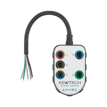 Kewtech KEW3PH Kewtech 415V Testing Adapter With 20cm Long Flying Lead