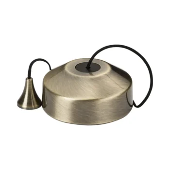 Knightsbridge 8300AB Knightsbridge 10AX 2-Way Pull Cord Switch - Antique Brass 1