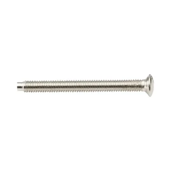 Knightsbridge CSCREW35 Knightsbridge M3.5 x 35mm Raised Head Countersunk Electrical Socket Screw - Nickel Plated - Pack of 100