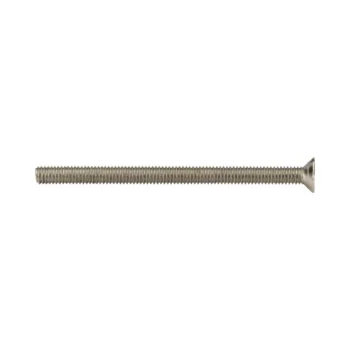 Knightsbridge CSCREW50FN Knightsbridge M3.5 x 50mm Flat-Head Countersunk Electrical Socket Screw - Nickel Plated - Pack of 100