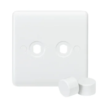 Knightsbridge CU2DIM 2G Dimmer Switch Plate