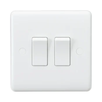 Knightsbridge CU3000 10A 2G 2 Way Switch