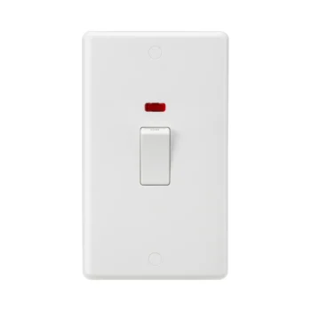 Knightsbridge CU8332NW 45A 2G DP Switch Neon