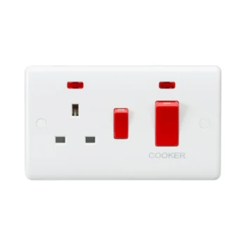 Knightsbridge CU8333N Red Rocker Cooker Control Unit Neon