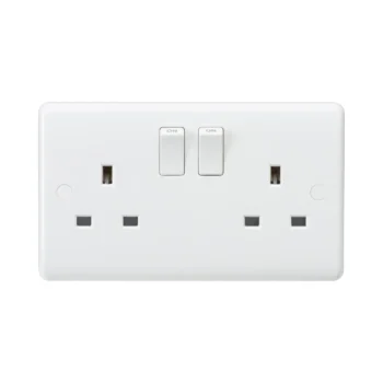 Knightsbridge CU9000S Knightsbridge 13A 2G SP Switched Socket with Twin Earths 1