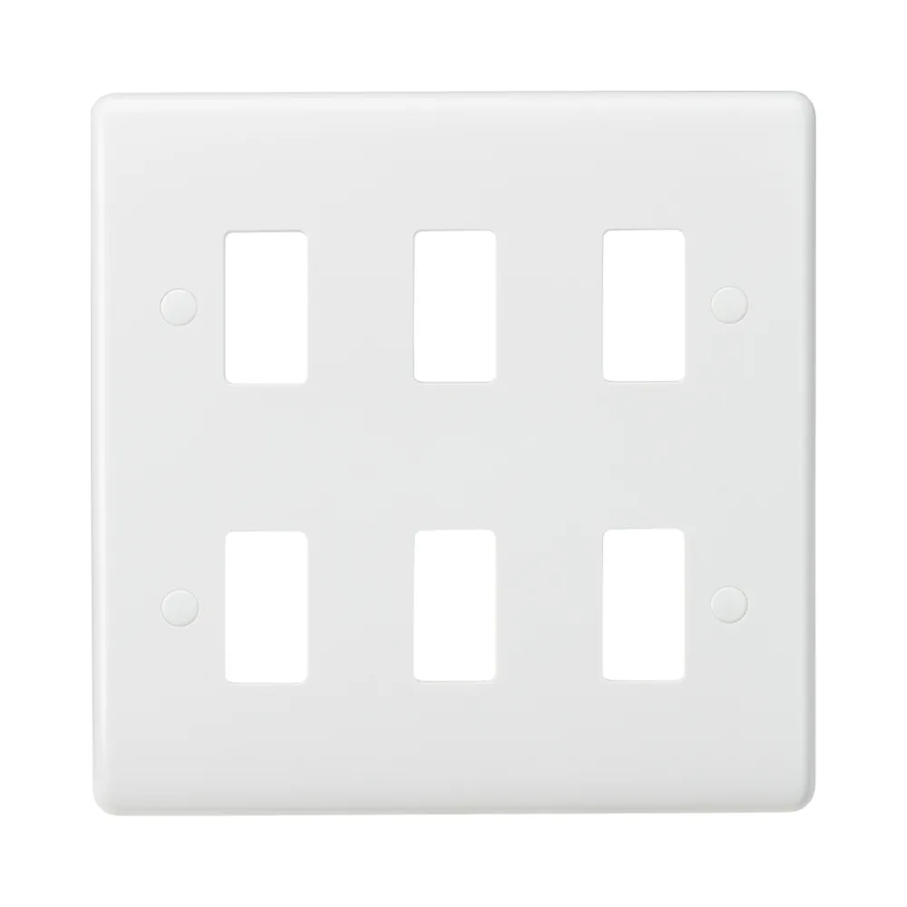 Knightsbridge | CUG6 | Curved Edge | Grid Plate 6G 1 Knightsbridge CUG6 Grid Plate 6G