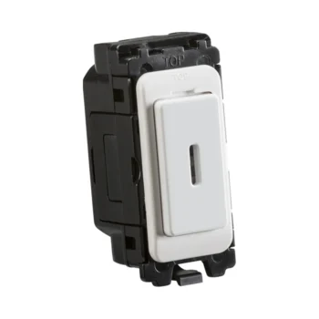 Knightsbridge CUGM8 20A 1 Way DP Key Grid Switch