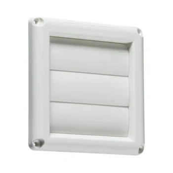 Knightsbridge EX007W 100mm/4 inch Gravity Shutter - White