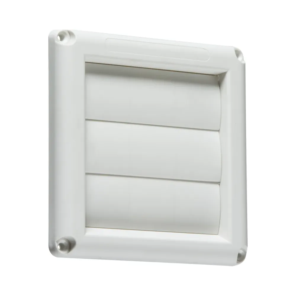100mm/4 inch Gravity Shutter - White 1 Knightsbridge EX007W 100mm/4 inch Gravity Shutter - White