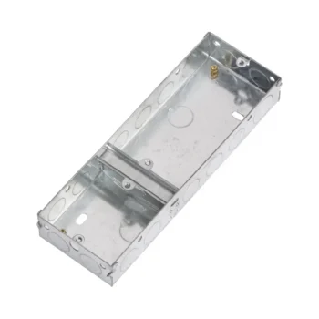 Knightsbridge GSK335D Knightsbridge 3G 35mm Single Plus Double Galvanised Steel Box 1