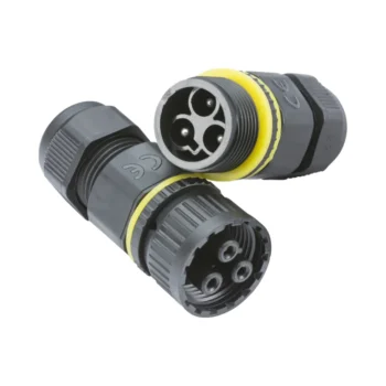 Knightsbridge JB0011 IP68 16A Plug and Socket Cable Connector (3-Pole)