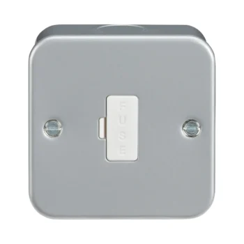 Knightsbridge M6000NF Grey Metal Clad Spur Neon Flex Outlet