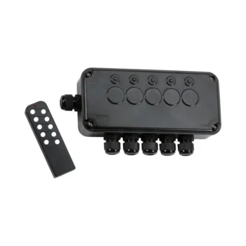 Knightsbridge OP665GBK Knightsbridge IP66 13A 5G Remote Controlled Switch Box