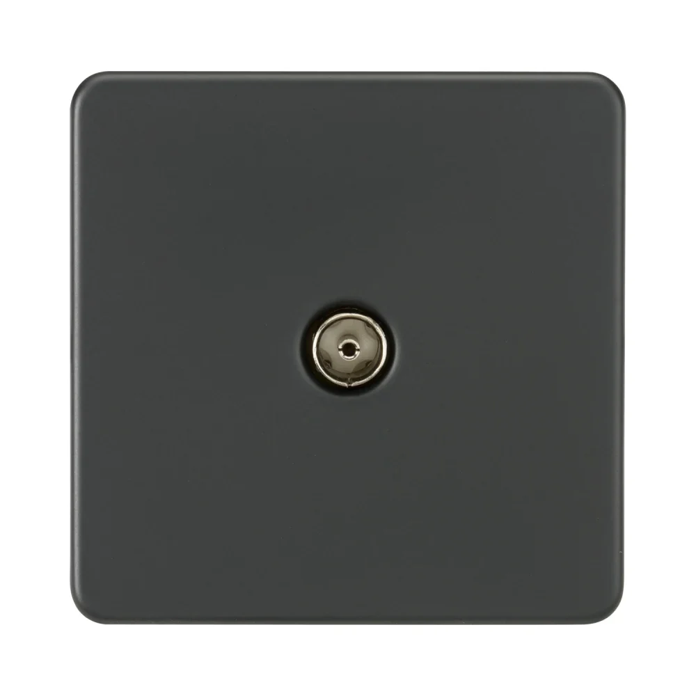Knightsbridge SF0100AT TV Outlet (Non-Isolated) - Anthracite 1 Knightsbridge SF0100AT TV Outlet (Non-Isolated) - Anthracite