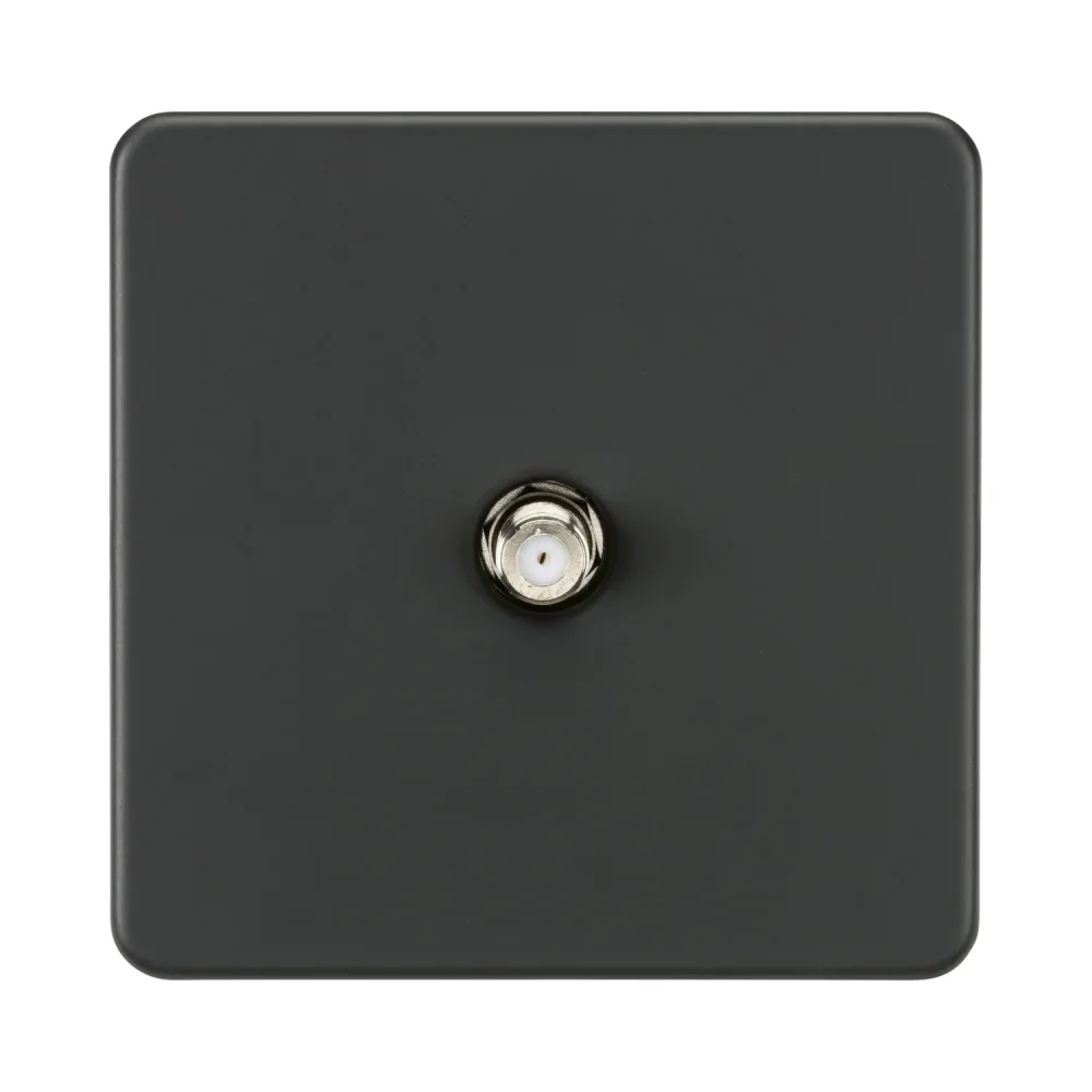 Knightsbridge SF0150AT SAT TV Outlet (Non-Isolated) - Anthracite 1 Knightsbridge SF0150AT SAT TV Outlet (Non-Isolated) - Anthracite