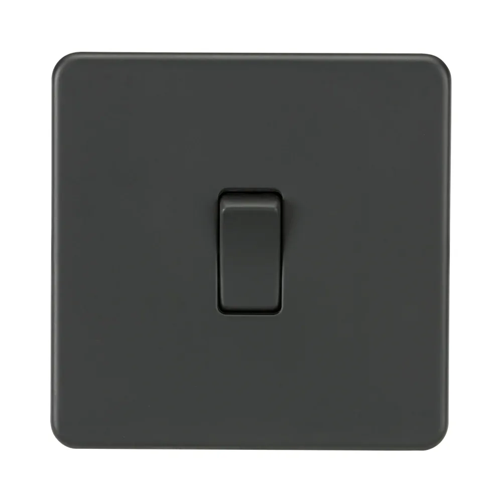 Knightsbridge SF1000DPAT 10AX 1G DP Switch - Anthracite 1 Knightsbridge SF1000DPAT 10AX 1G DP Switch - Anthracite