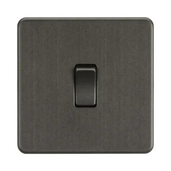 Knightsbridge SF1200SB 10AX 1G Intermediate Switch - Smoked Bronze