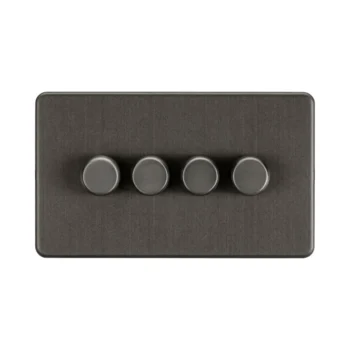 Knightsbridge SF2194SB 4G 2-way 10-200W (5-150W LED) Intelligent dimmer - Smoked Bronze