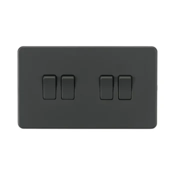 Knightsbridge SF4100AT 10AX 4G 2-way Switch - Anthracite
