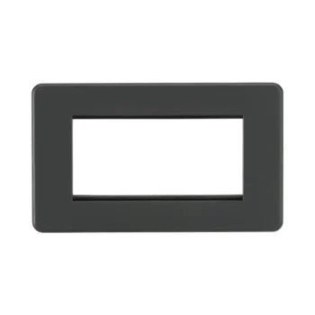 Knightsbridge SF4GAT 4G Modular Faceplate - Anthracite