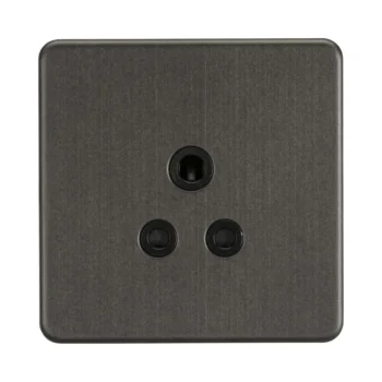 Knightsbridge SF5ASB 5A Unswitched Socket - Smoked Bronze