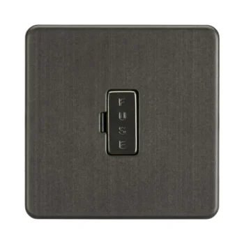 Knightsbridge SF6000SB 13A Fused Spur Unit - Smoked Bronze