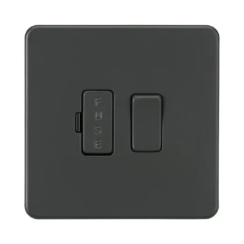 Knightsbridge SF6300AT 13A Switched Fused Spur Unit - Anthracite