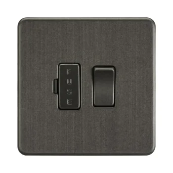Knightsbridge SF6300SB 13A Switched Fused Spur Unit - Smoked Bronze