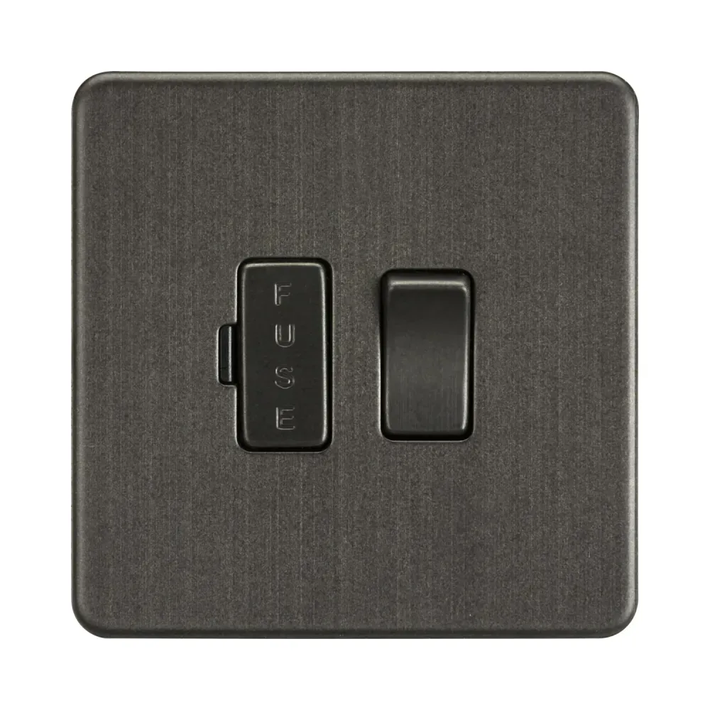 Knightsbridge SF6300SB 13A Switched Fused Spur Unit - Smoked Bronze 1 Knightsbridge SF6300SB 13A Switched Fused Spur Unit - Smoked Bronze