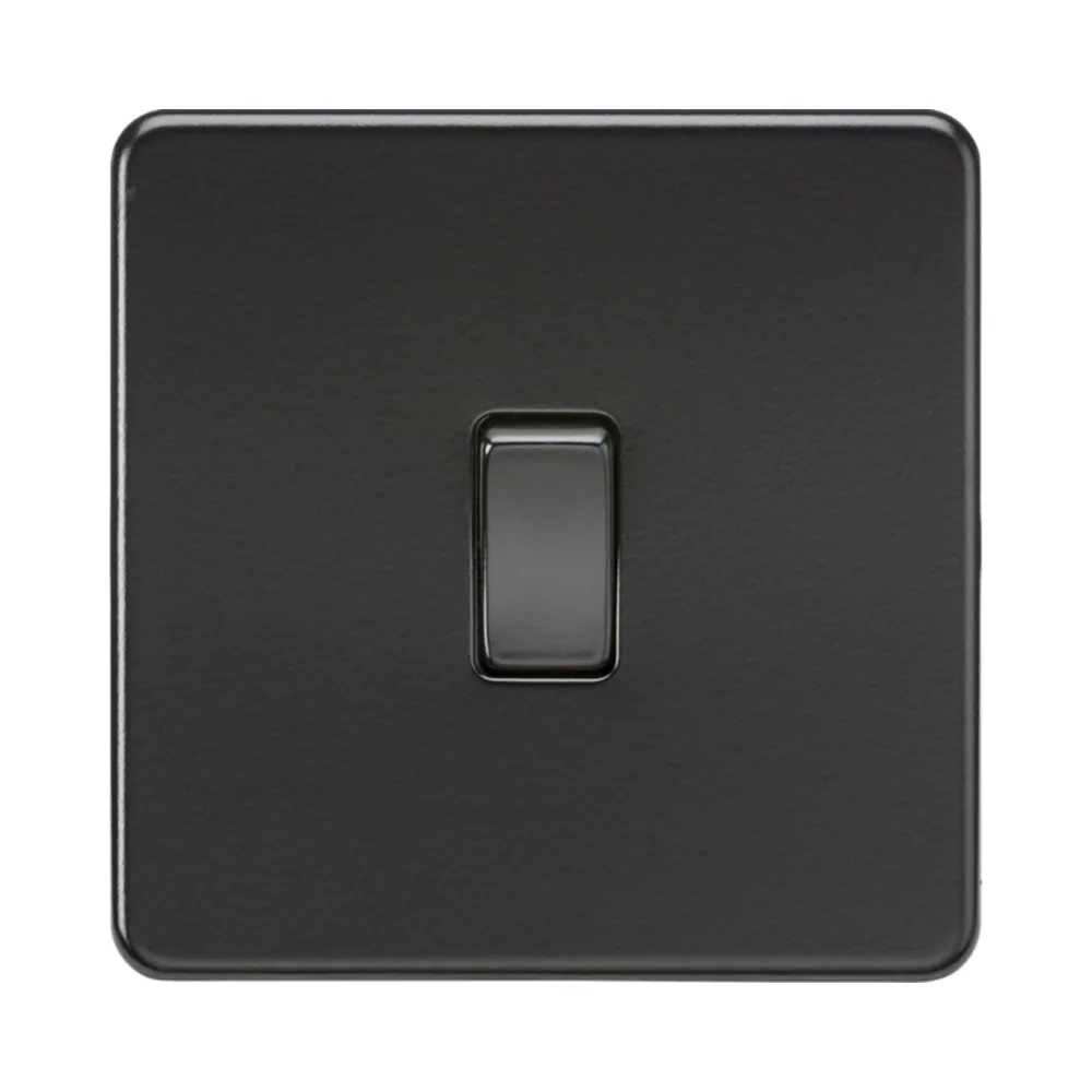 Knightsbridge SF8341MBB Matt Black Screwless 20A DP Switch 1 Knightsbridge SF8341MBB Matt Black Screwless 20A DP Switch