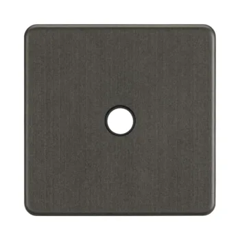 Knightsbridge SF8342SB 20A Flex Outlet Plate - Smoked Bronze