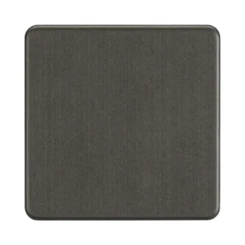 Knightsbridge SF8350SB 1G Blanking Plate - Smoked Bronze