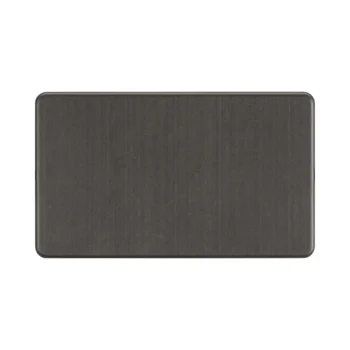Knightsbridge SF8360SB 2G Blanking Plate - Smoked Bronze