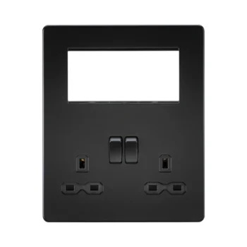 Knightsbridge SFR194MBB Small Multimedia Combination Plate