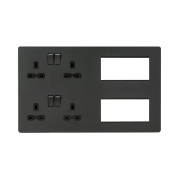 Knightsbridge SFR298AT Combination Plate - Anthracite