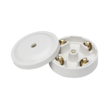 Knightsbridge SN8410 Knightsbridge 20A Junction Box 4-Terminal 59mm - White 1
