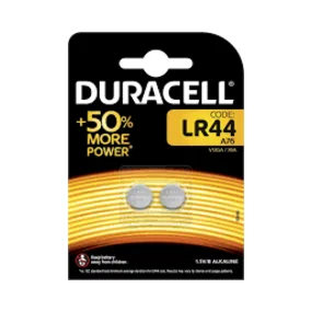 Duracell A76 Size: LR 44  1.5V Alkaline-Manganese Dioxide - Pack of 2